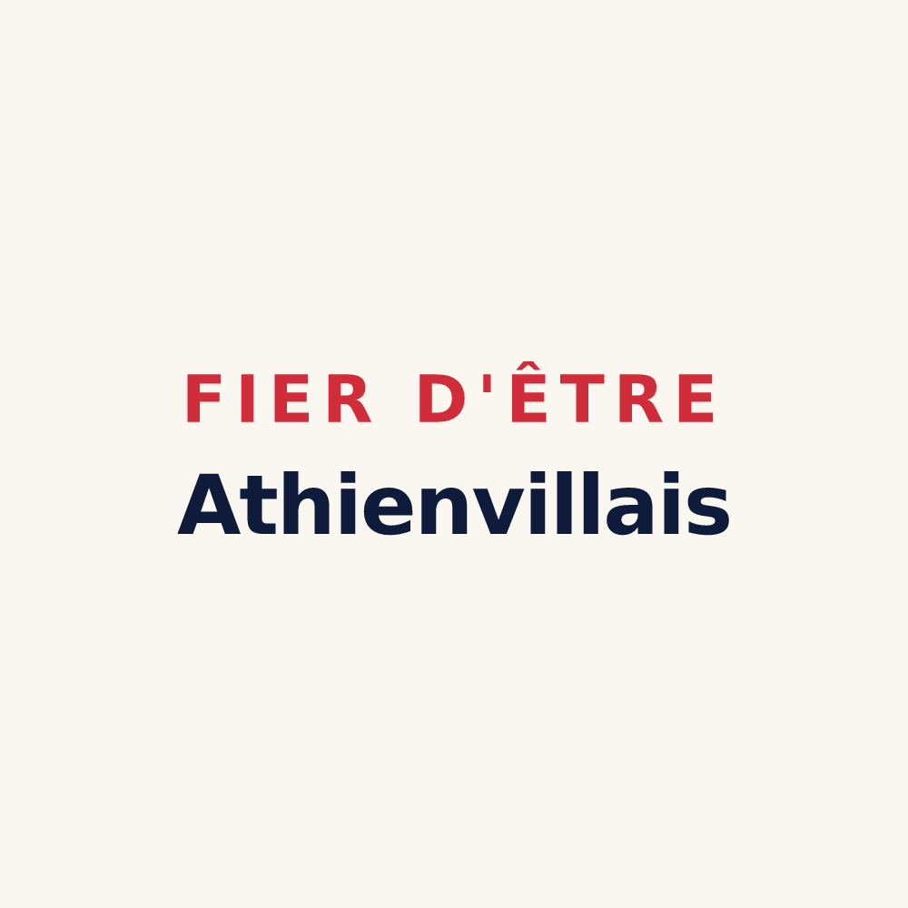 Tasse « Fier d'être Athienvillais » — design pour Athienville