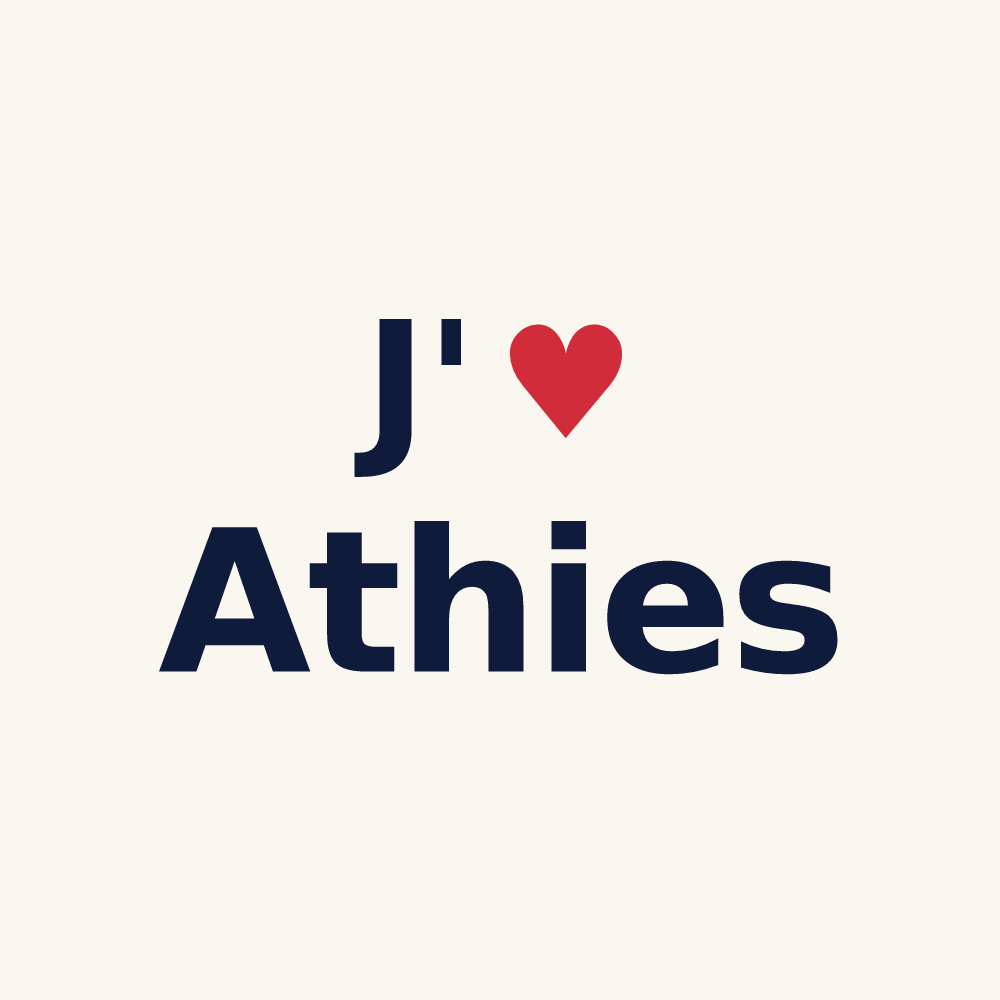 Tasse personnalisée Athies — design J'aime Athies