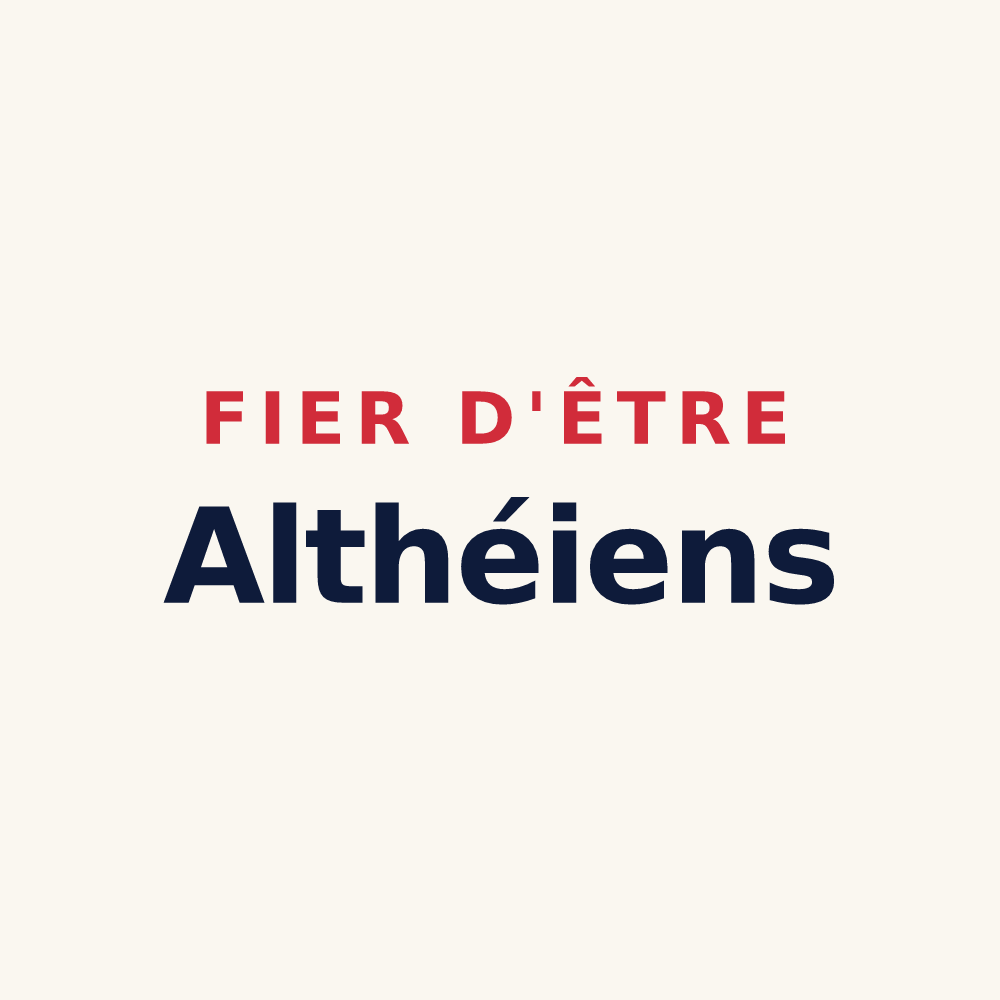 Tasse « Fier d'être Althéiens » — design pour Athies