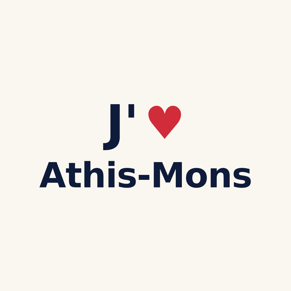 Tasse personnalisée Athis-Mons — design J'aime Athis-Mons