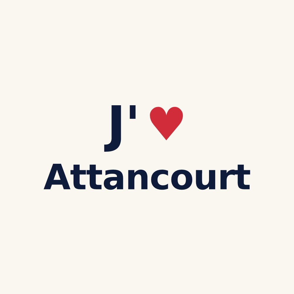Tasse personnalisée Attancourt — design J'aime Attancourt