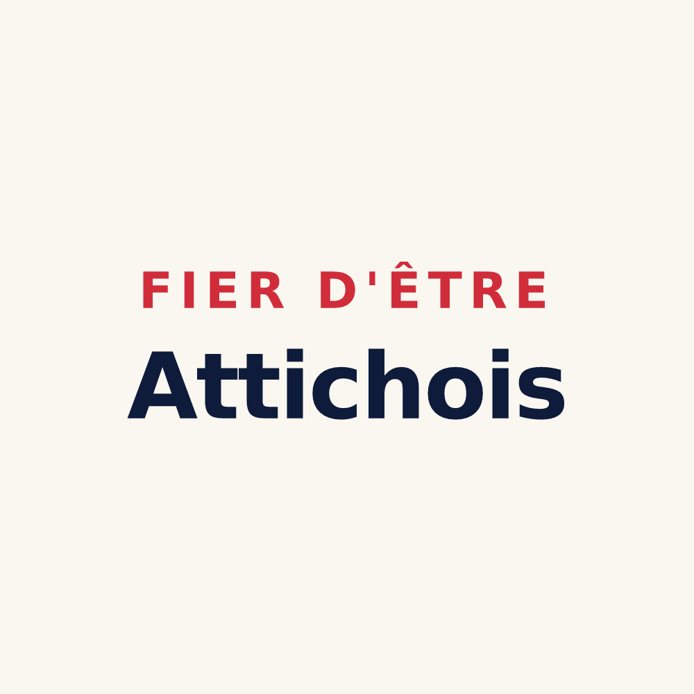 Tasse « Fier d'être Attichois » — design pour Attiches