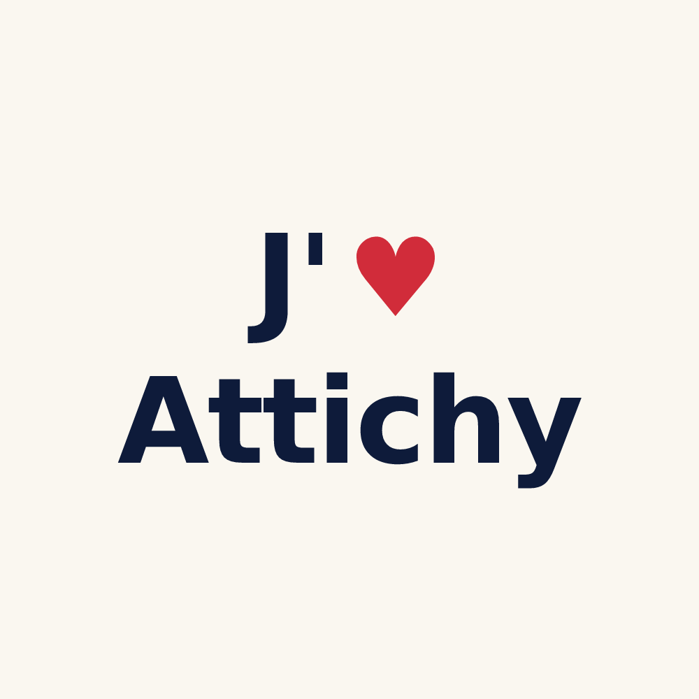 Tasse personnalisée Attichy — design J'aime Attichy