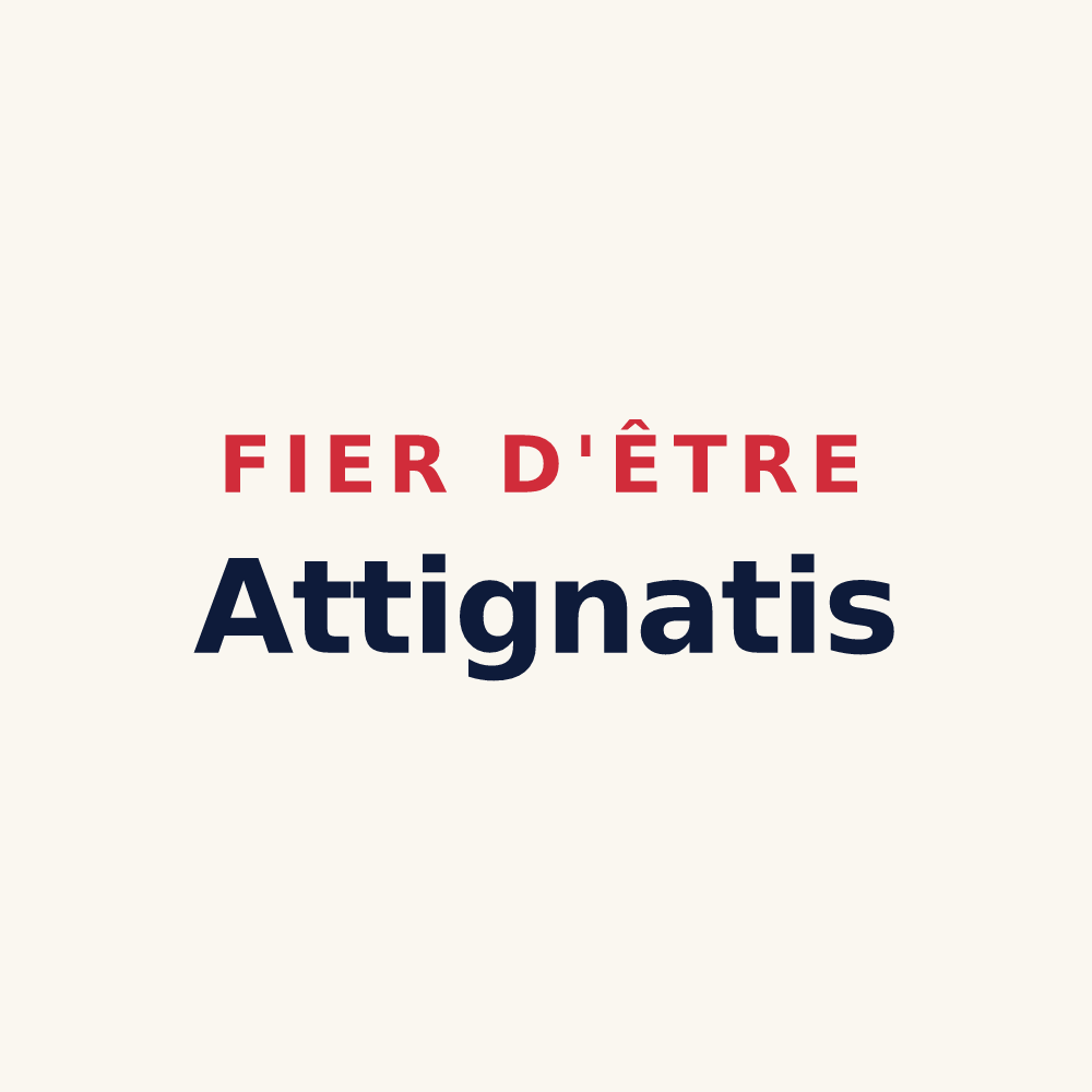 Tasse « Fier d'être Attignatis » — design pour Attignat