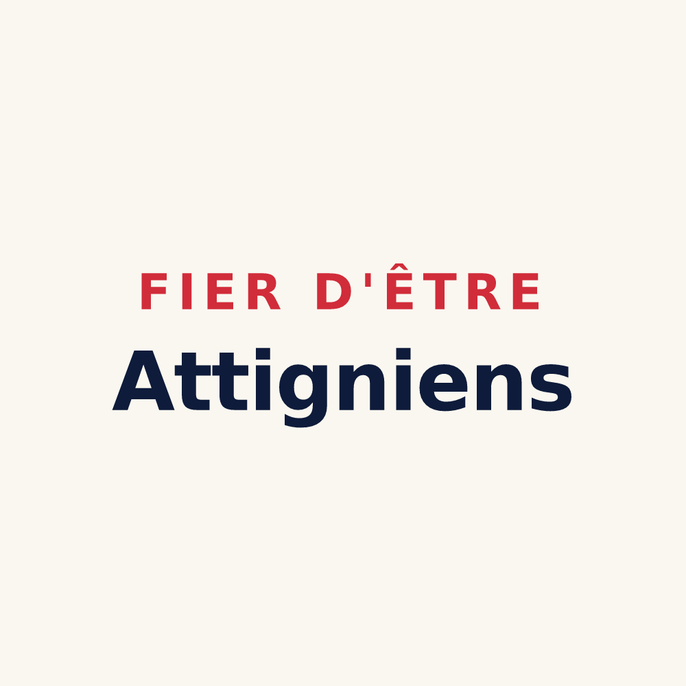 Tasse « Fier d'être Attigniens » — design pour Attigny