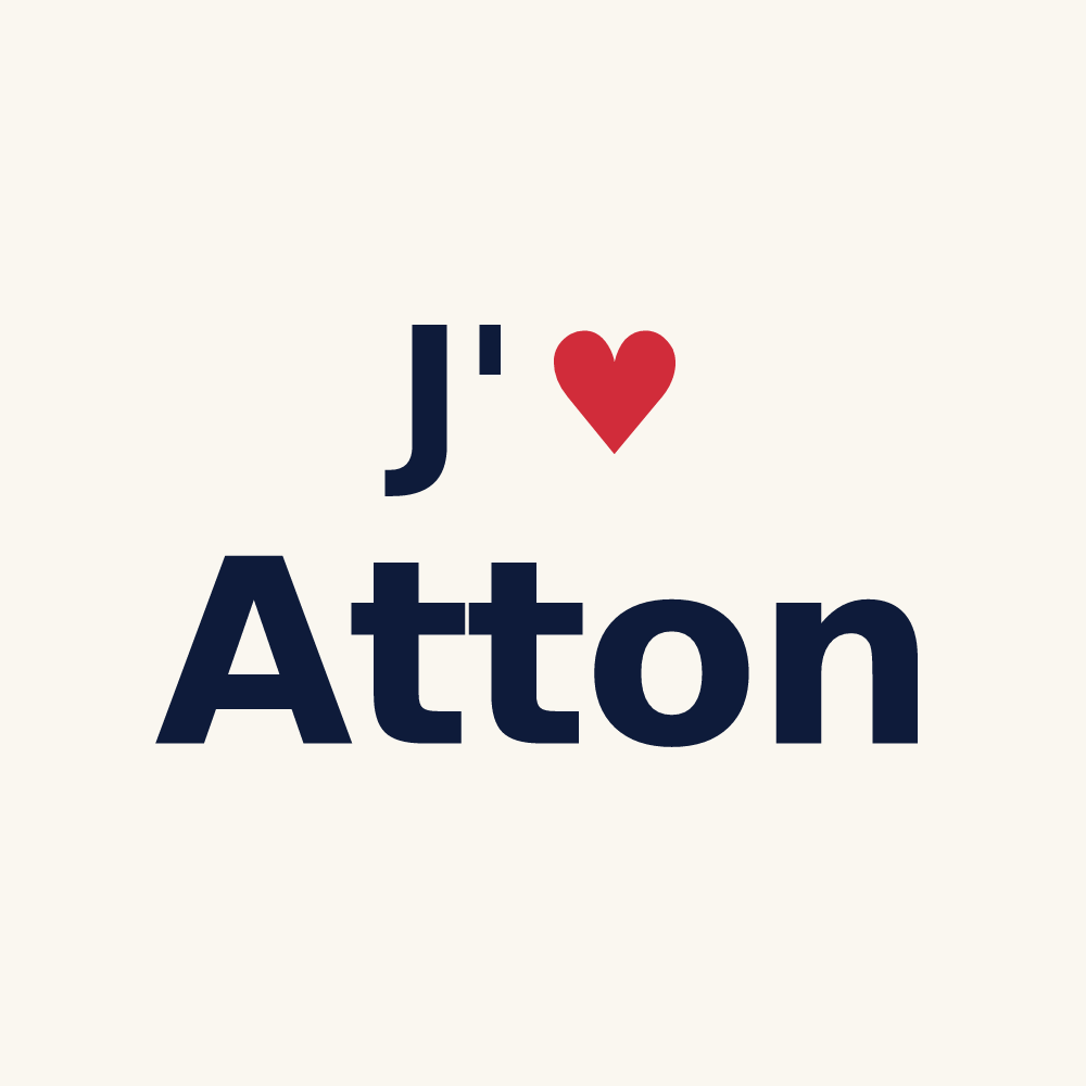 Tasse personnalisée Atton — design J'aime Atton