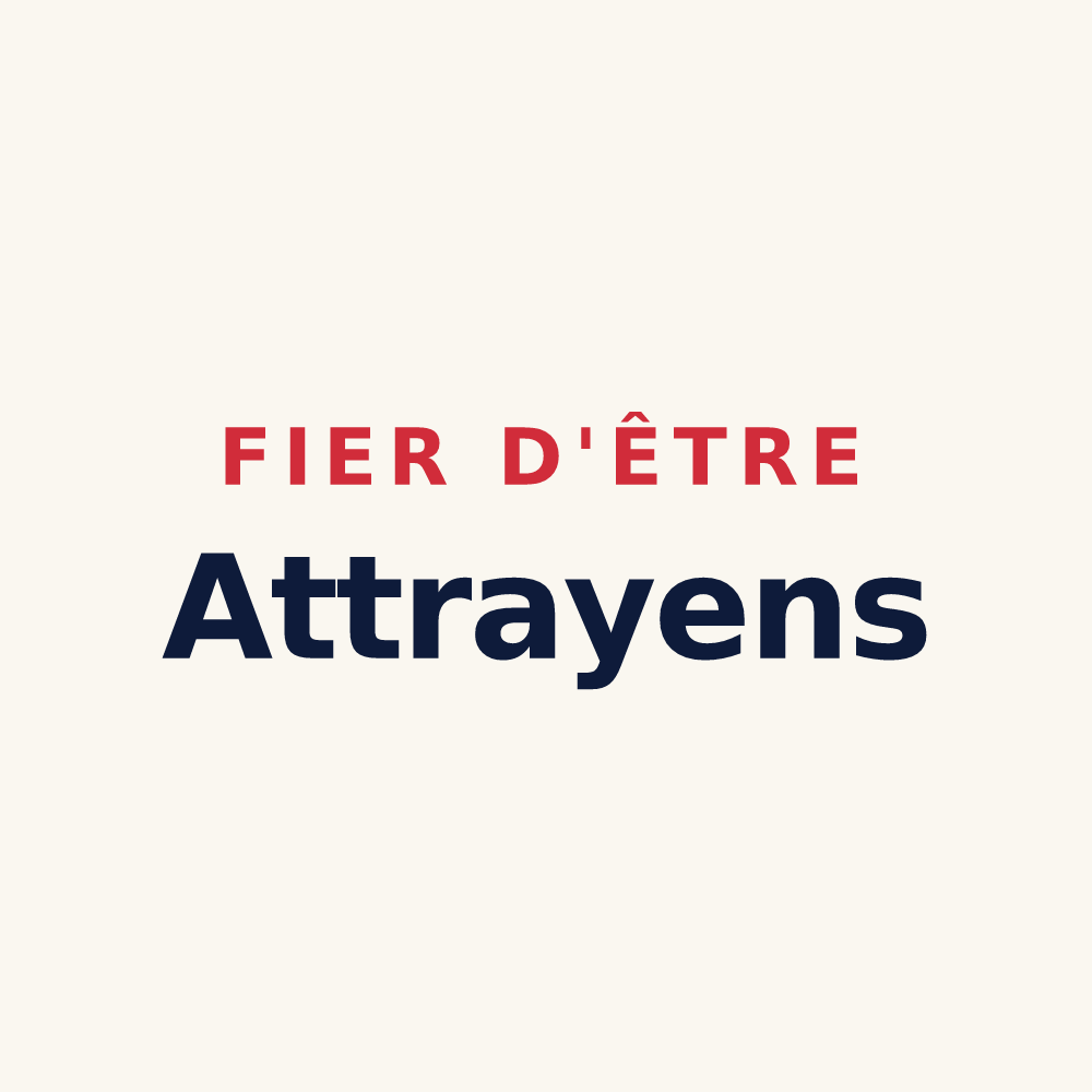 Tasse « Fier d'être Attrayens » — design pour Attray