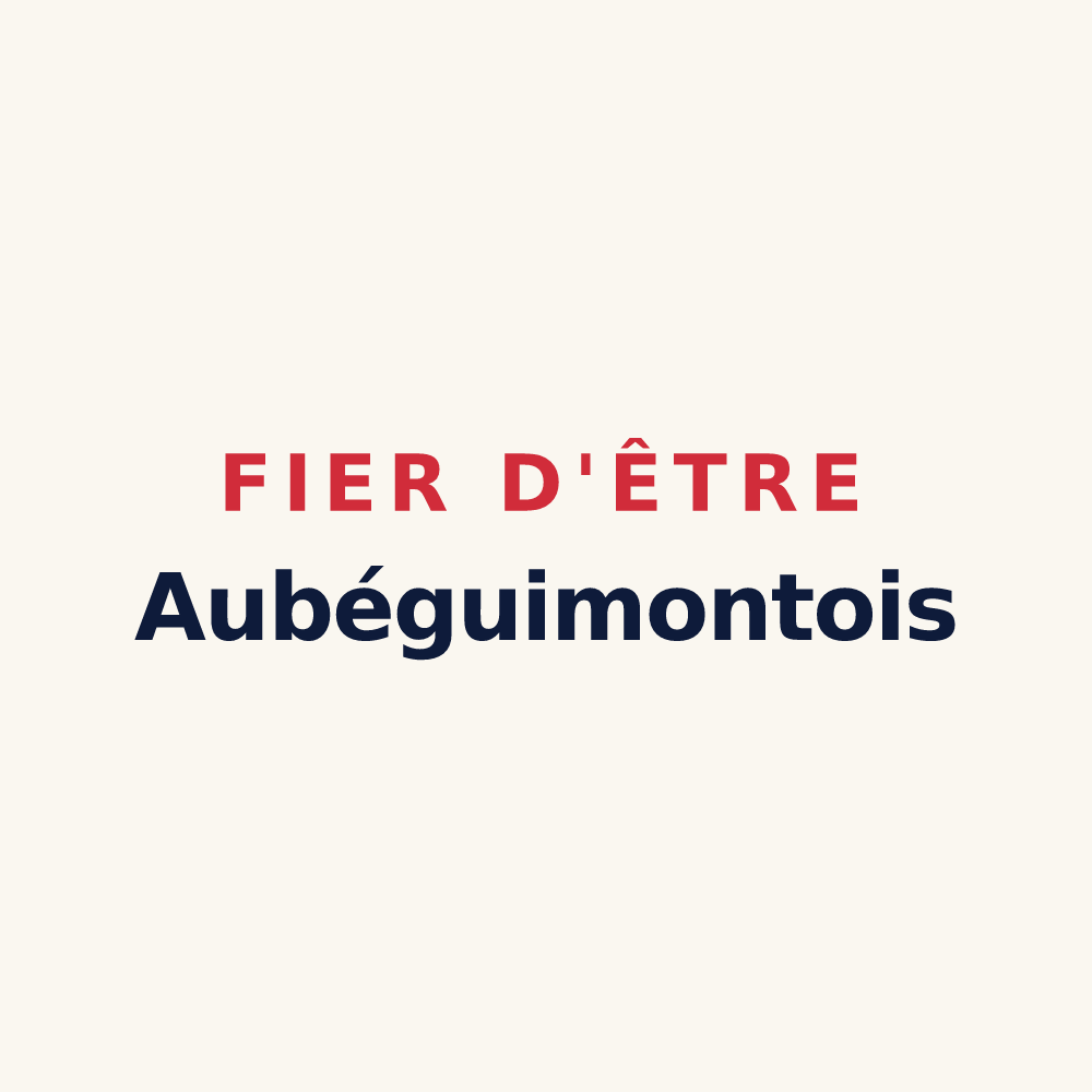 Tasse « Fier d'être Aubéguimontois » — design pour Aubéguimont
