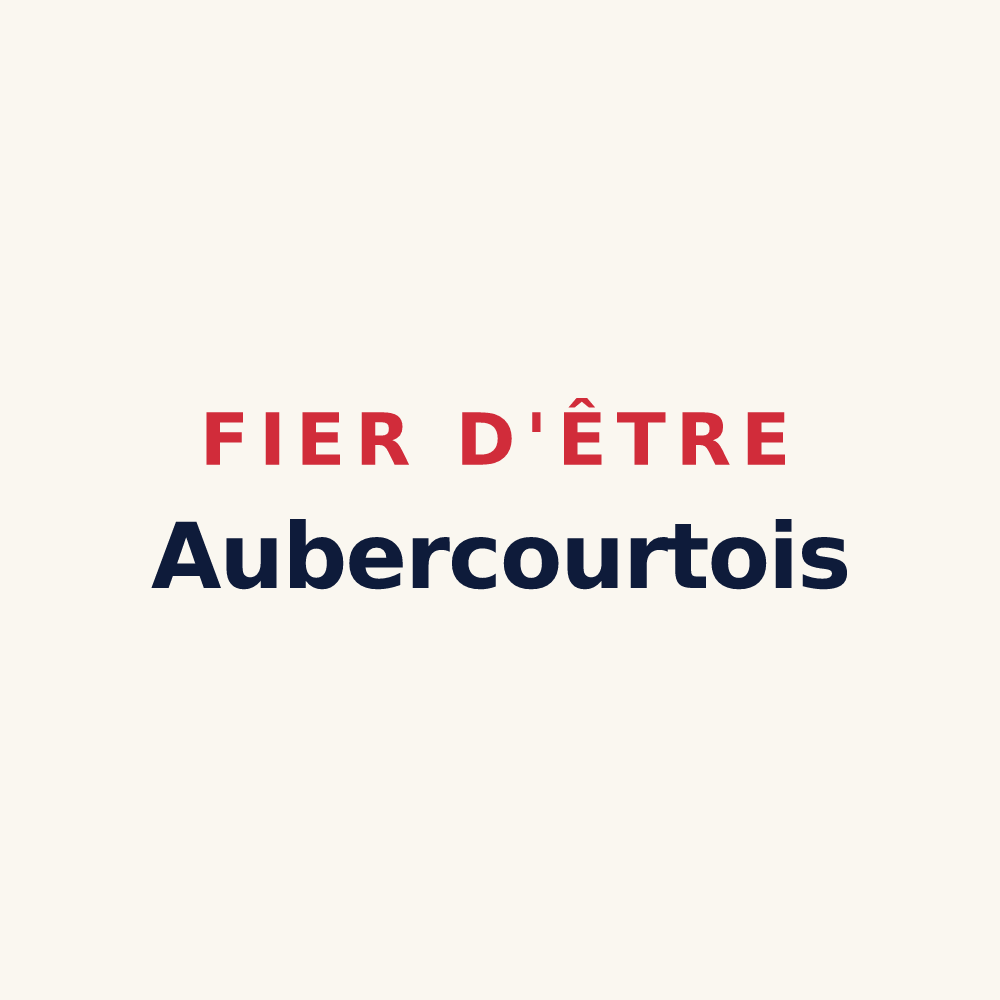 Tasse « Fier d'être Aubercourtois » — design pour Aubercourt