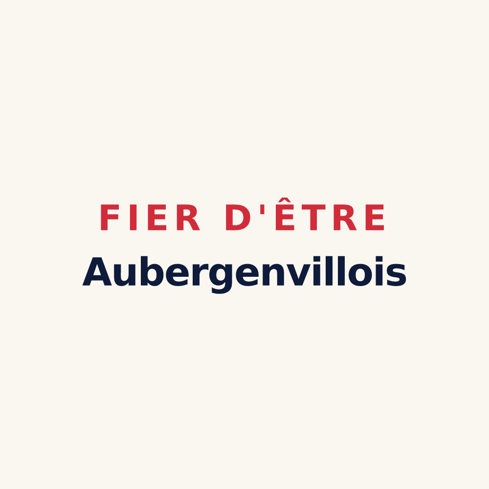 Tasse « Fier d'être Aubergenvillois » — design pour Aubergenville