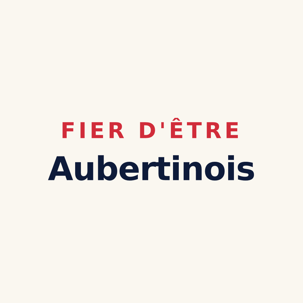 Tasse « Fier d'être Aubertinois » — design pour Aubertin