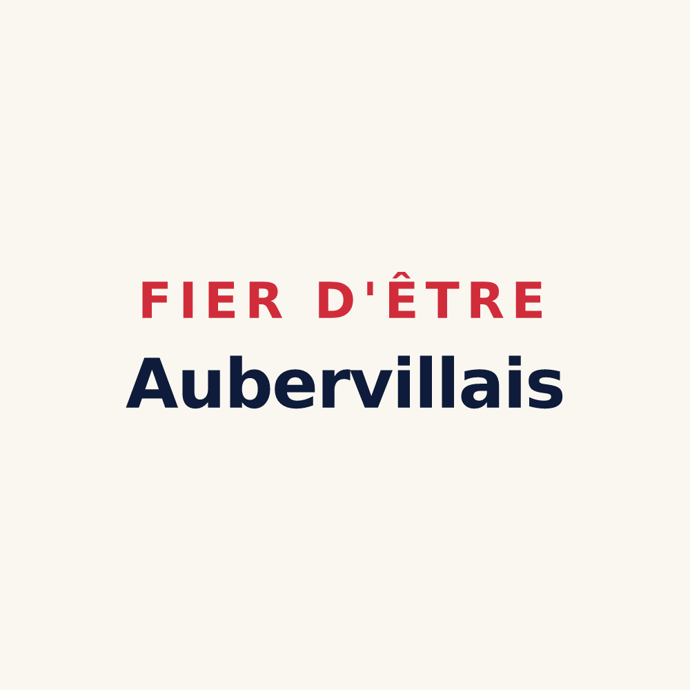 Tasse « Fier d'être Aubervillais » — design pour Auberville-la-Renault