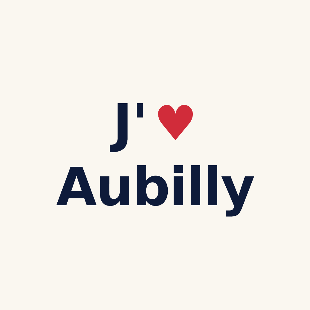 Tasse personnalisée Aubilly — design J'aime Aubilly