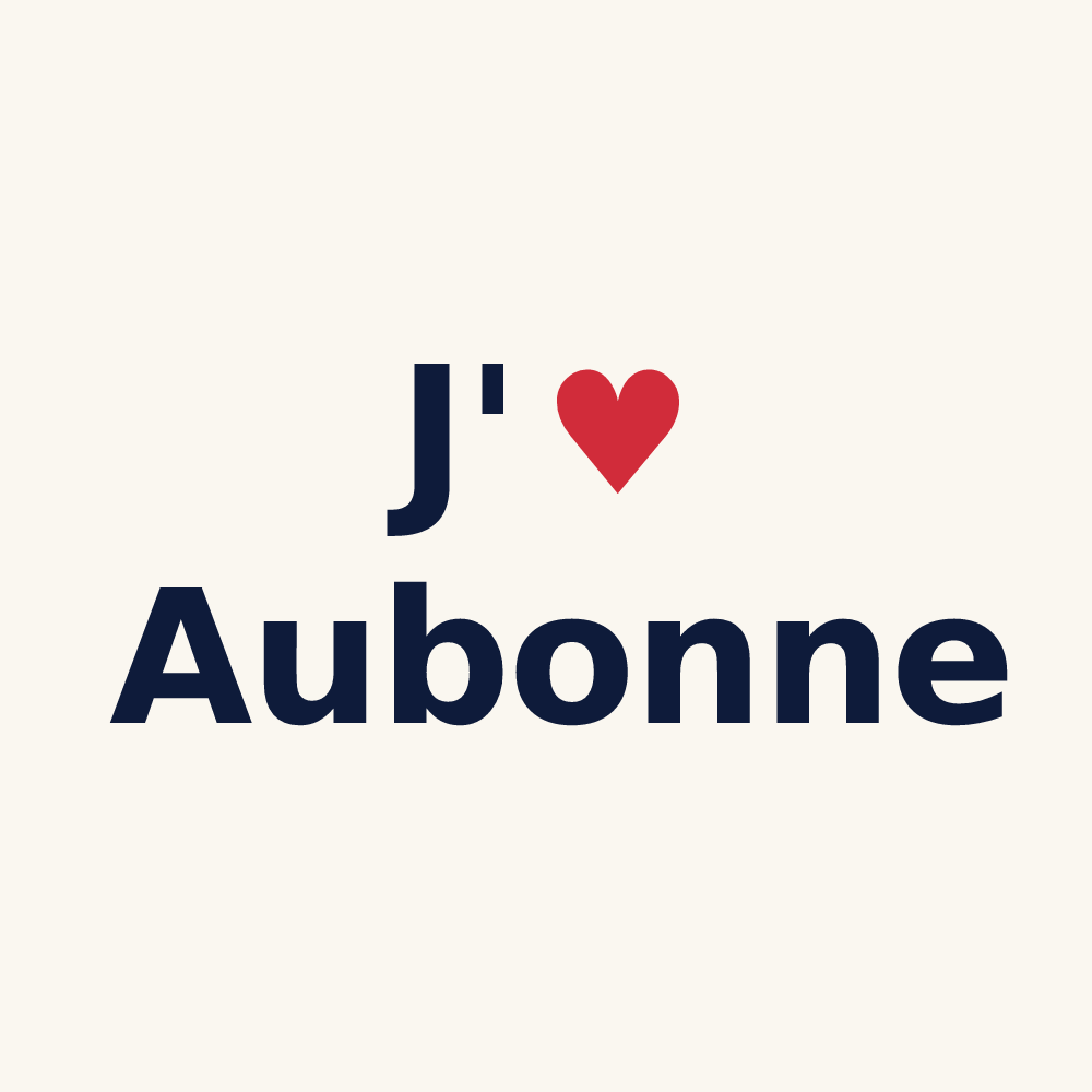 Tasse personnalisée Aubonne — design J'aime Aubonne