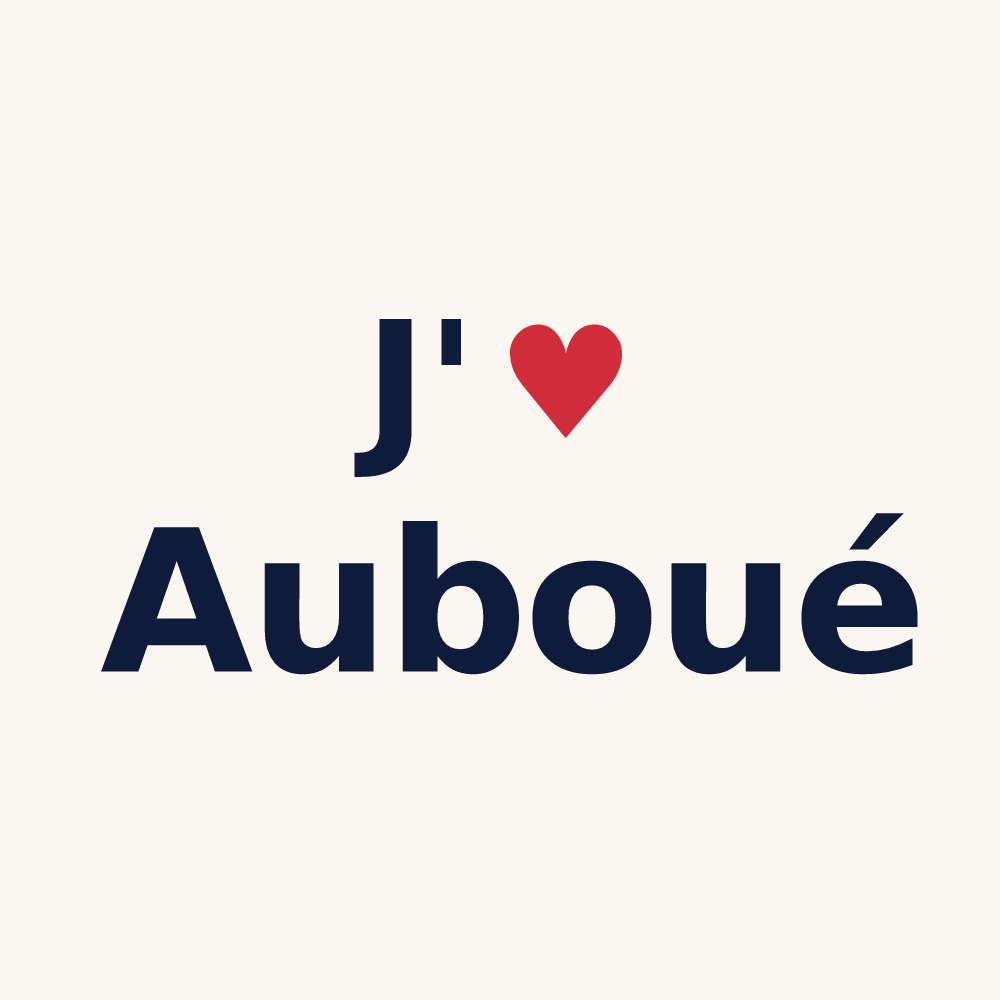 Tasse personnalisée Auboué — design J'aime Auboué
