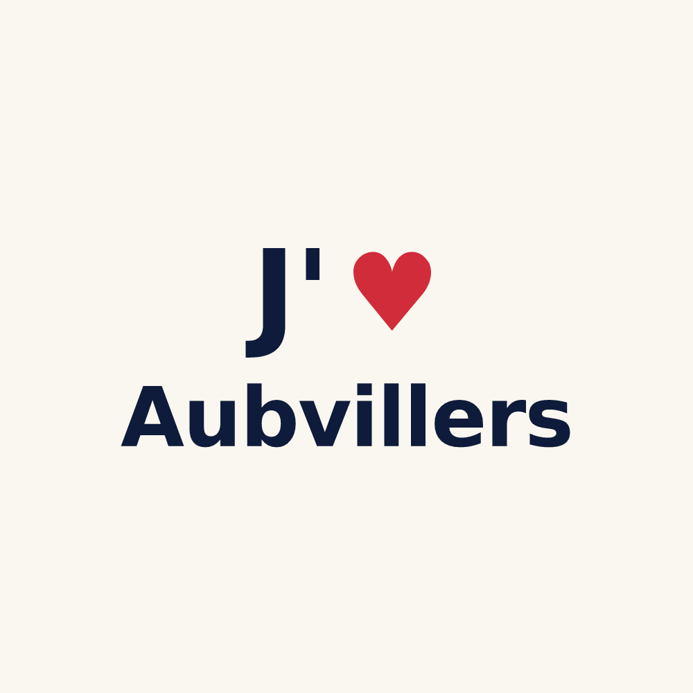 Tasse personnalisée Aubvillers — design J'aime Aubvillers