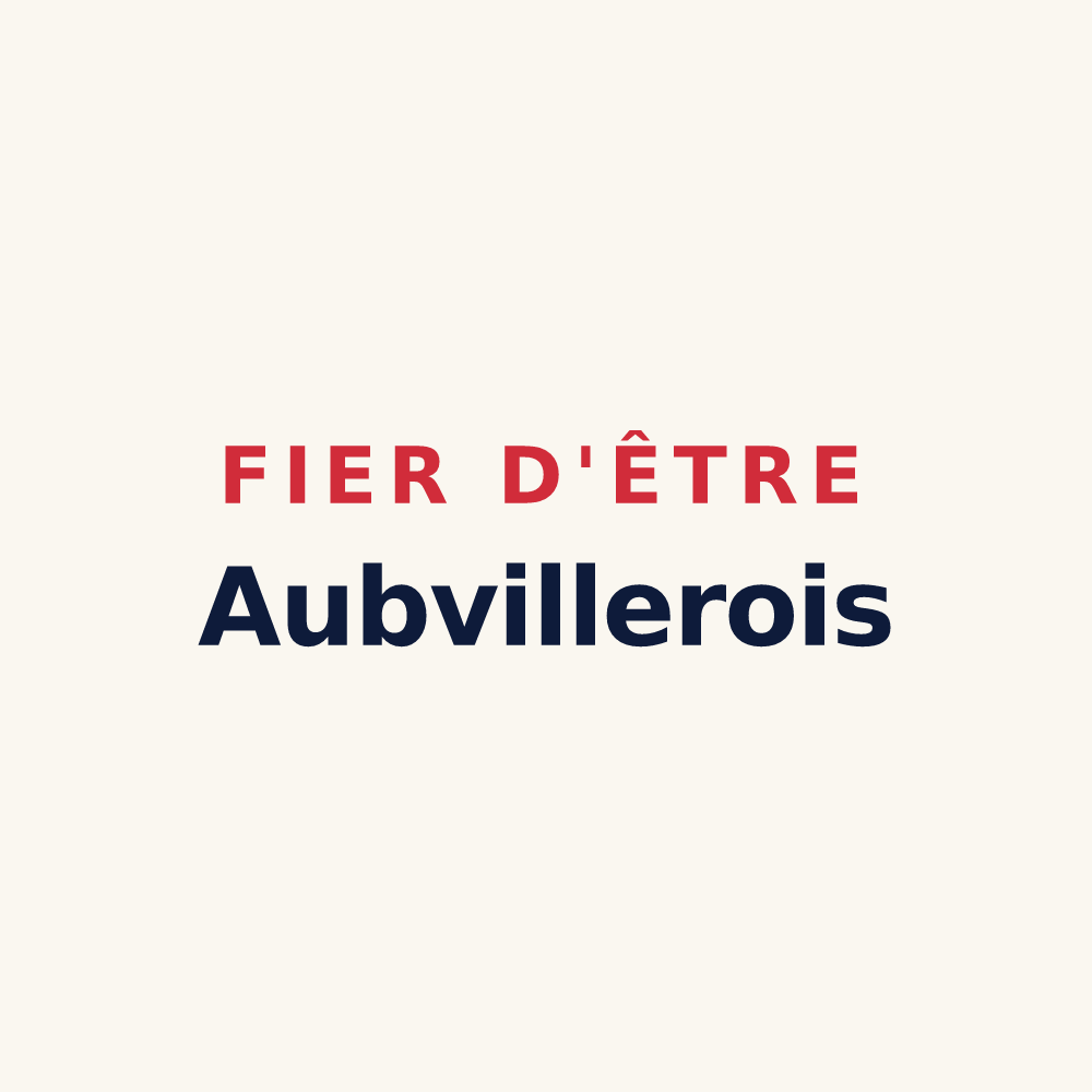 Tasse « Fier d'être Aubvillerois » — design pour Aubvillers