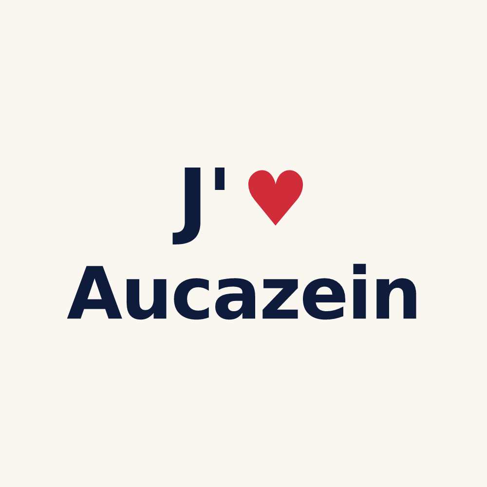 Tasse personnalisée Aucazein — design J'aime Aucazein