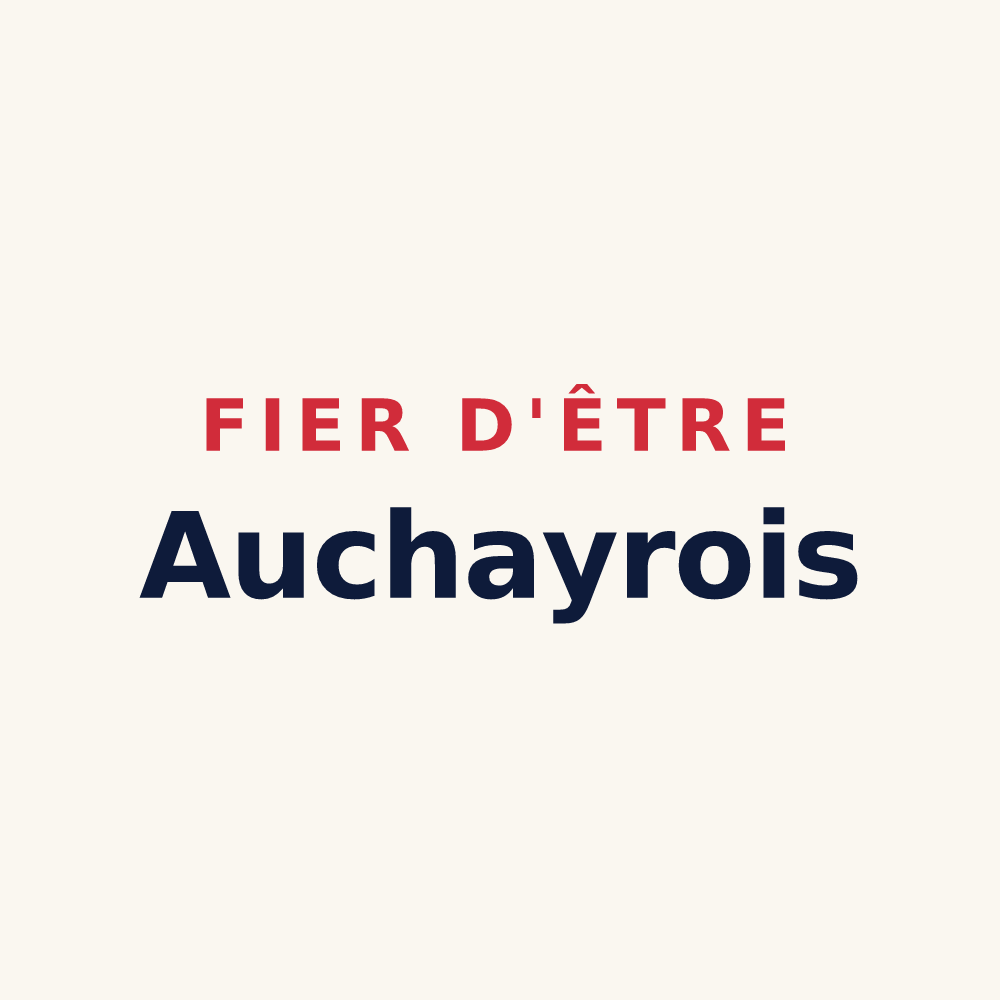Tasse « Fier d'être Auchayrois » — design pour Auchay-sur-Vendée