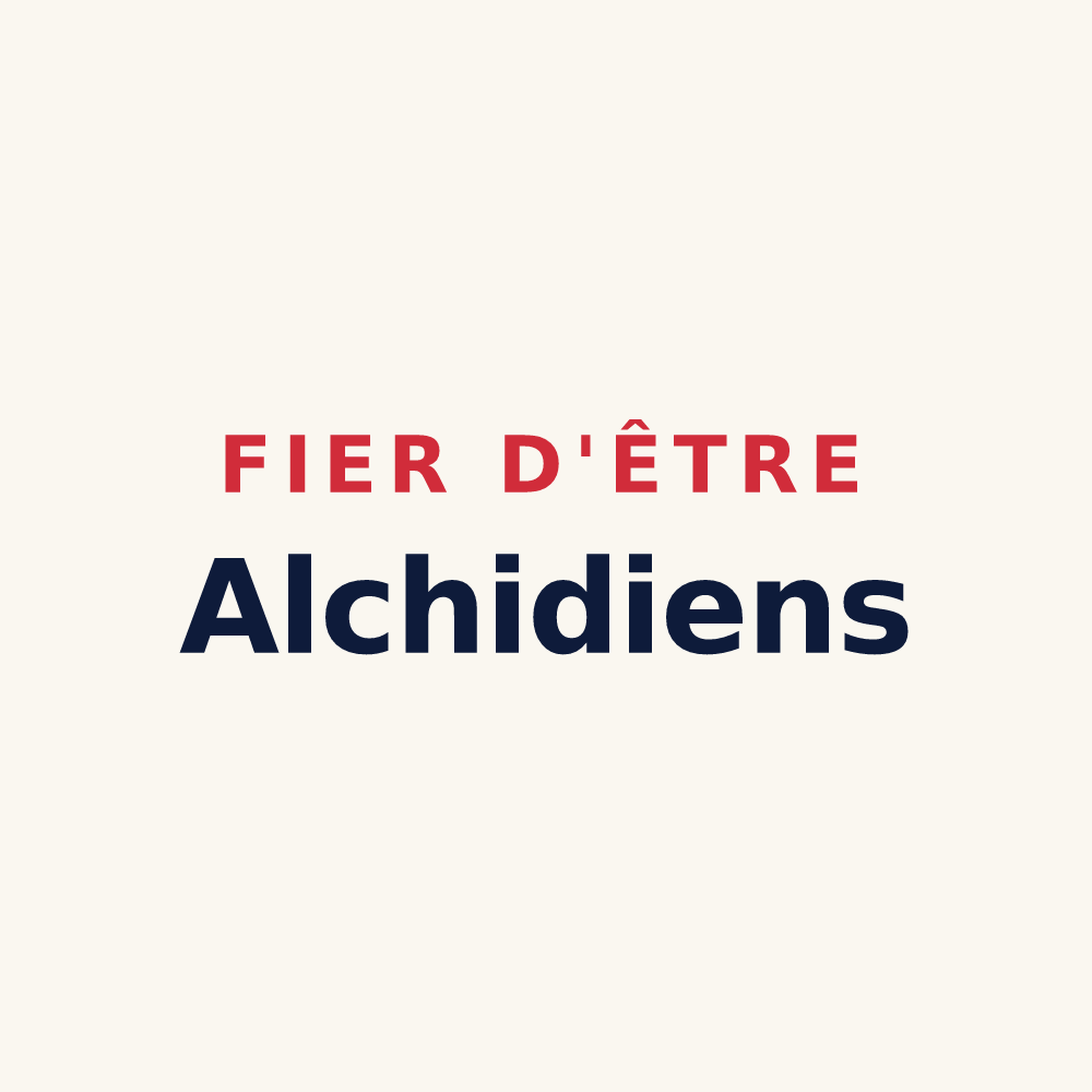 Tasse « Fier d'être Alchidiens » — design pour Auchy-la-Montagne