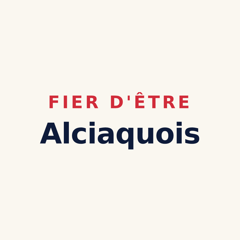 Tasse « Fier d'être Alciaquois » — design pour Auchy-les-Mines