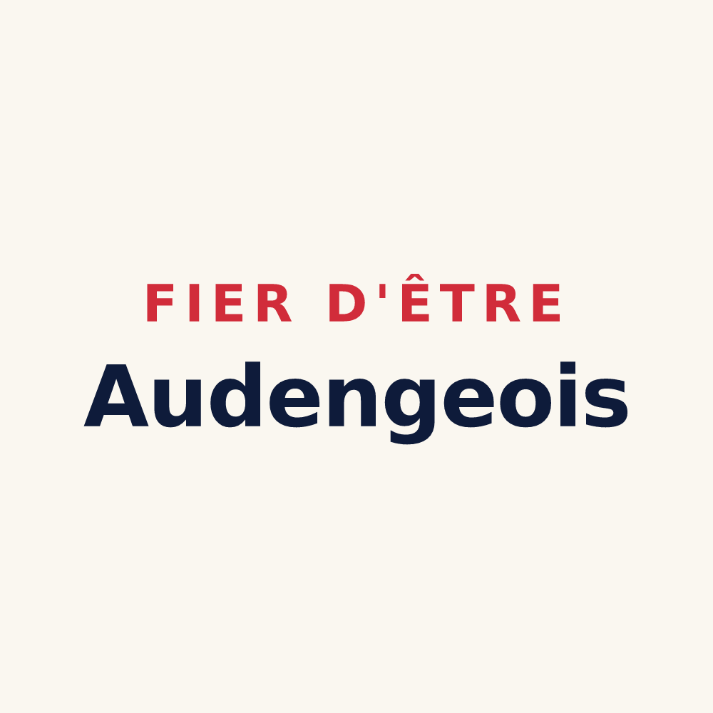 Tasse « Fier d'être Audengeois » — design pour Audenge