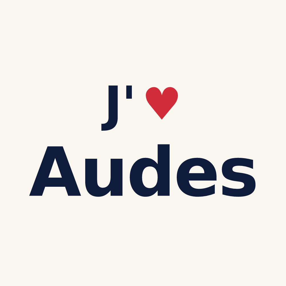 Tasse personnalisée Audes — design J'aime Audes