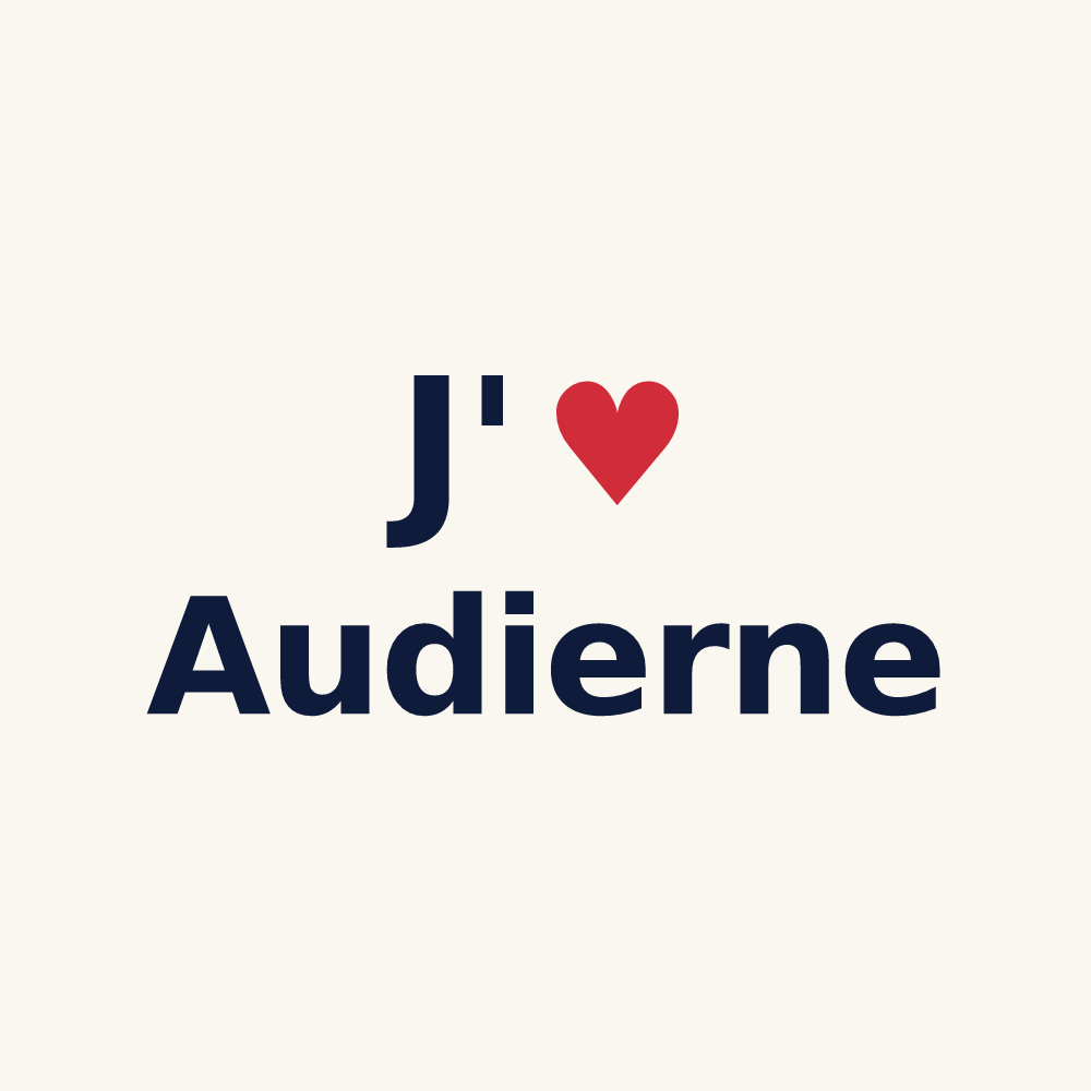 Tasse personnalisée Audierne — design J'aime Audierne
