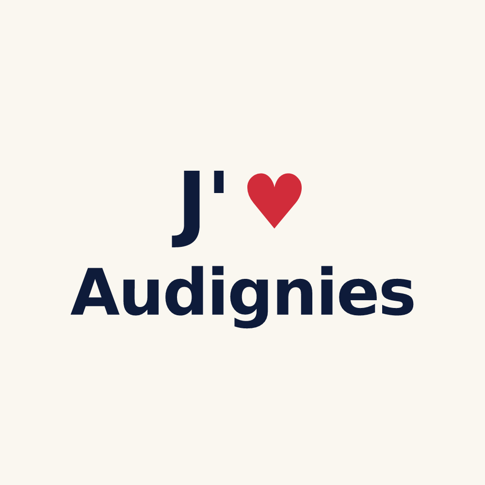 Tasse personnalisée Audignies — design J'aime Audignies