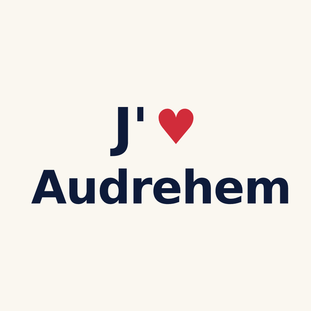 Tasse personnalisée Audrehem — design J'aime Audrehem