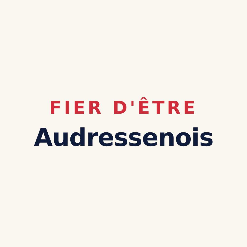 Tasse « Fier d'être Audressenois » — design pour Audressein