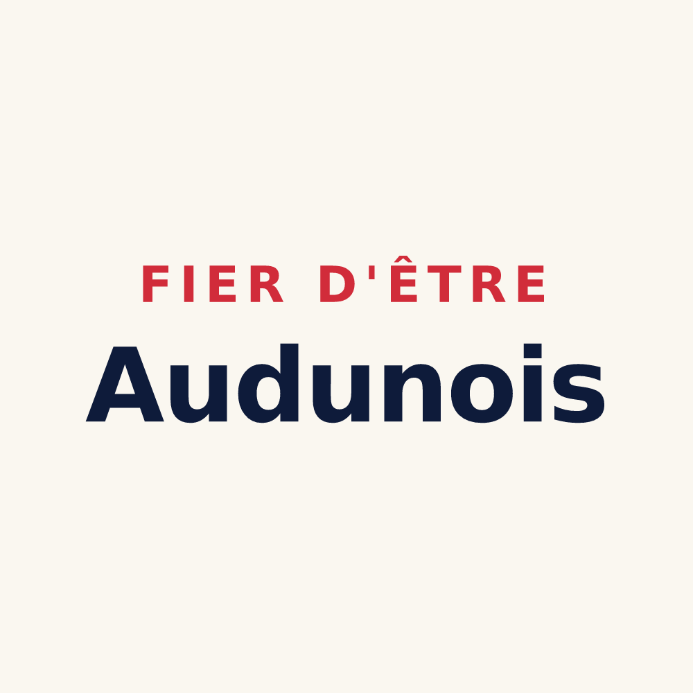 Tasse « Fier d'être Audunois » — design pour Audun-le-Tiche