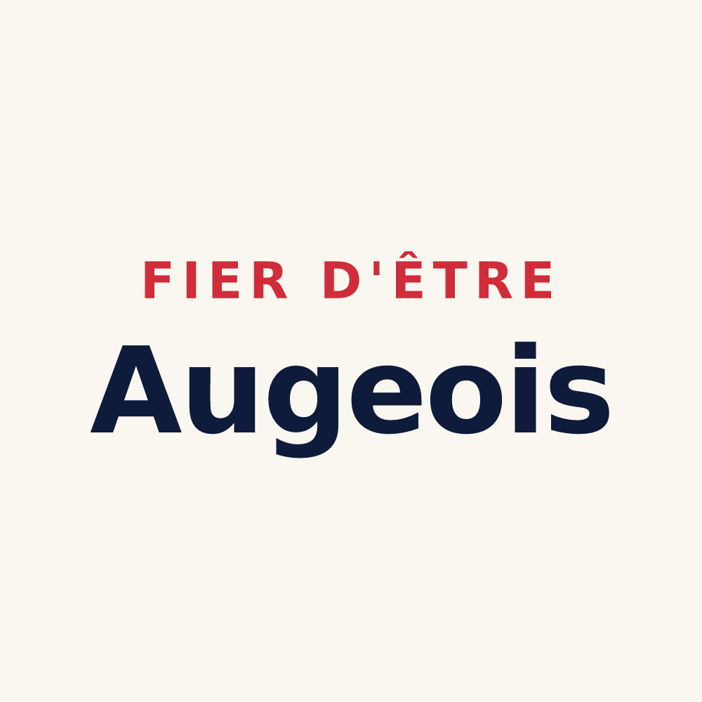 Tasse « Fier d'être Augeois » — design pour Auge