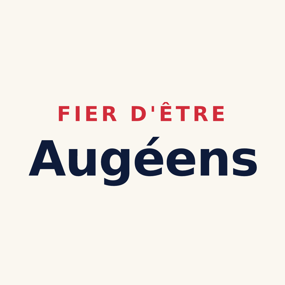 Tasse « Fier d'être Augéens » — design pour Augé