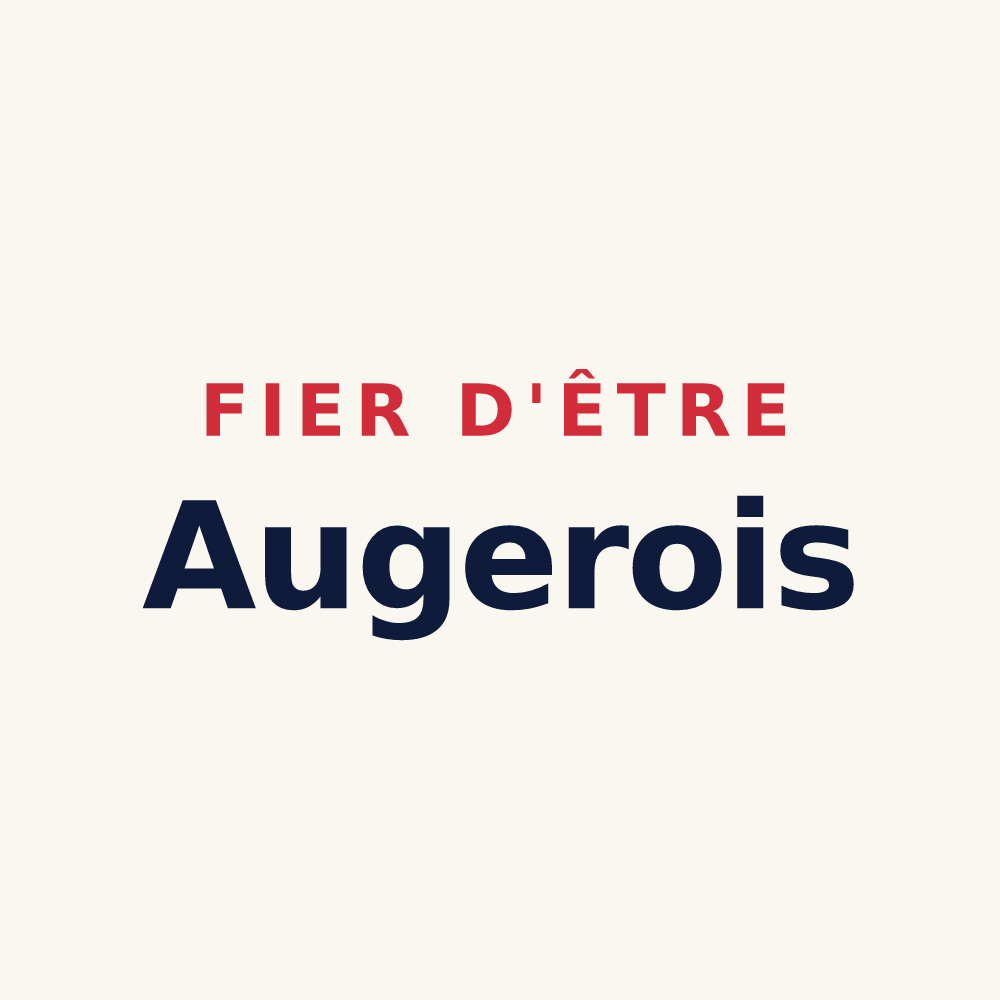 Tasse « Fier d'être Augerois » — design pour Augères