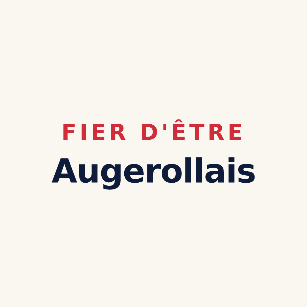 Tasse « Fier d'être Augerollais » — design pour Augerolles
