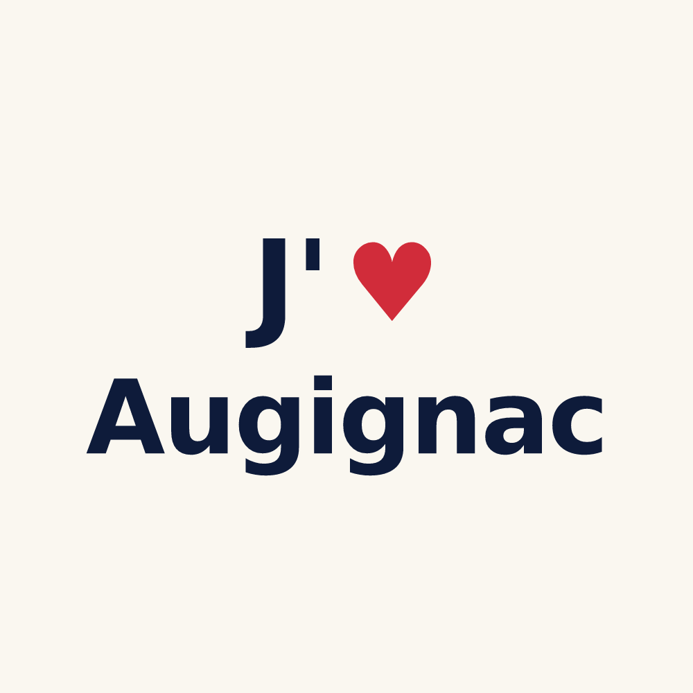 Tasse personnalisée Augignac — design J'aime Augignac