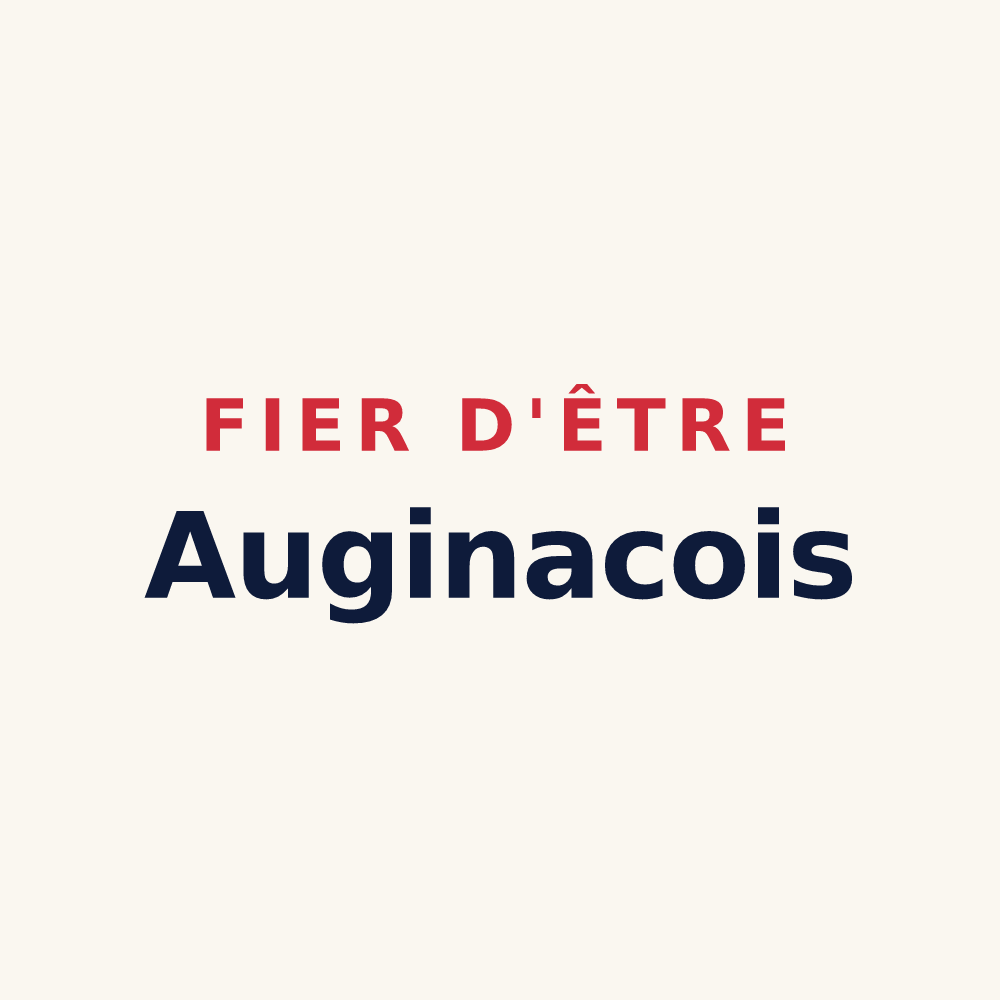 Tasse « Fier d'être Auginacois » — design pour Augignac