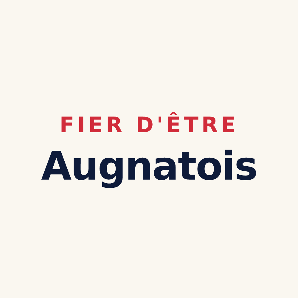 Tasse « Fier d'être Augnatois » — design pour Augnat
