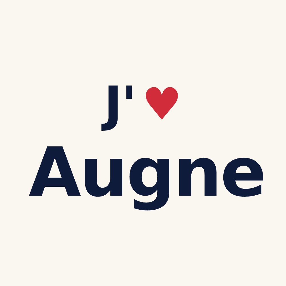 Tasse personnalisée Augne — design J'aime Augne
