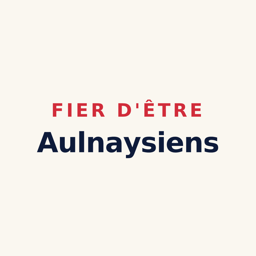 Tasse « Fier d'être Aulnaysiens » — design pour Aulnay-sur-Marne