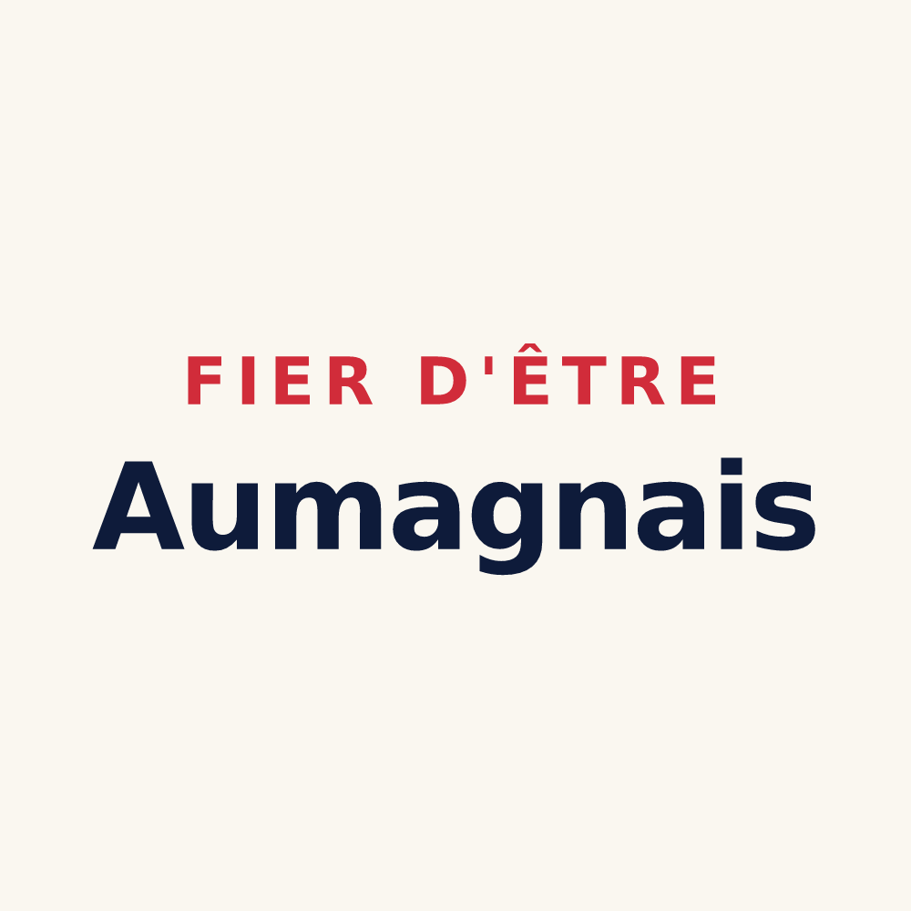 Tasse « Fier d'être Aumagnais » — design pour Aumagne