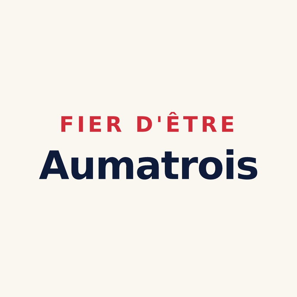 Tasse « Fier d'être Aumatrois » — design pour Aumâtre