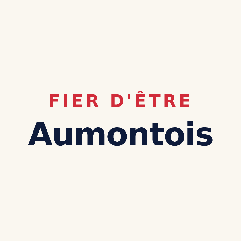 Tasse « Fier d'être Aumontois » — design pour Aumont
