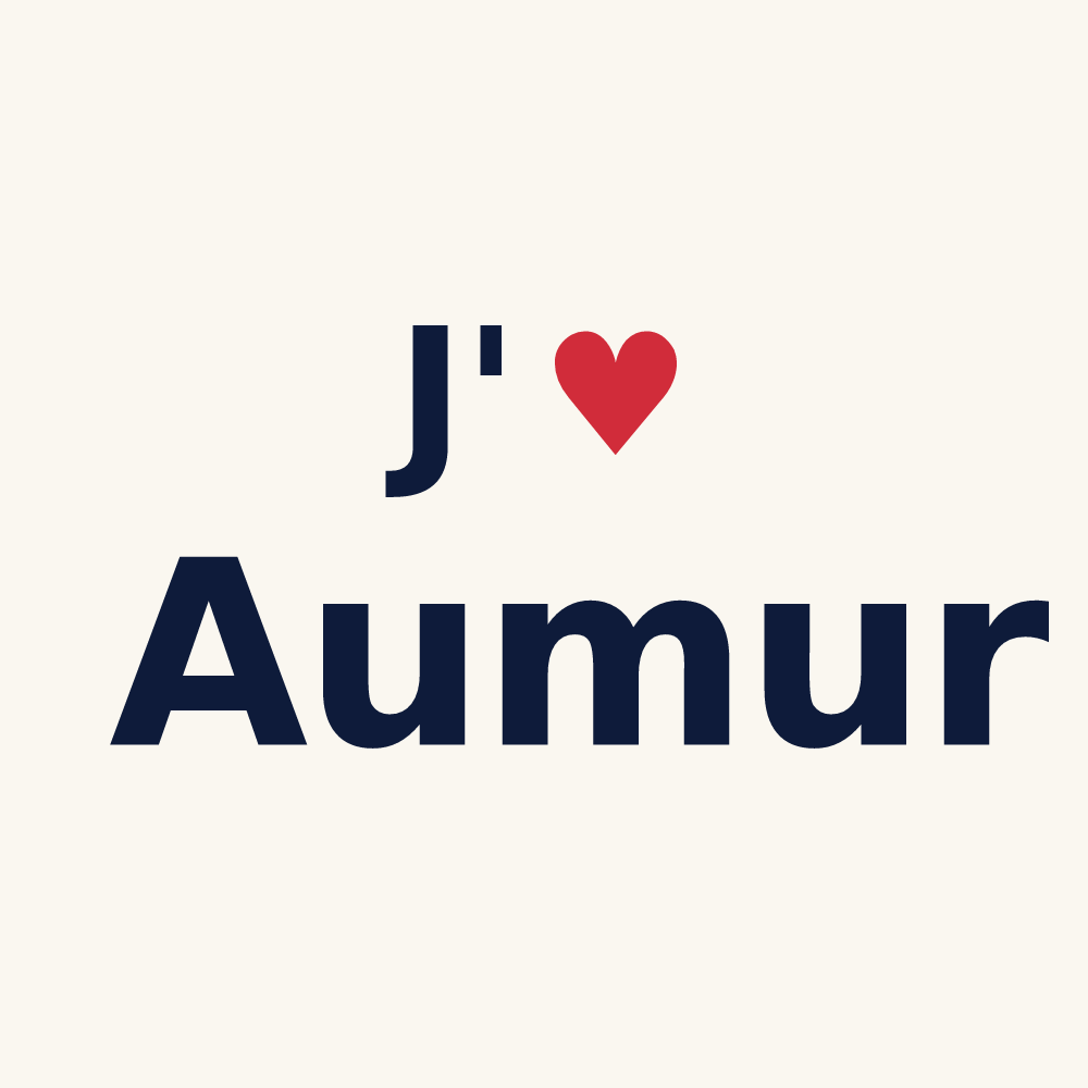 Tasse personnalisée Aumur — design J'aime Aumur