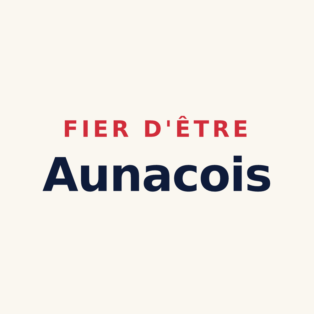 Tasse « Fier d'être Aunacois » — design pour Aunac-sur-Charente
