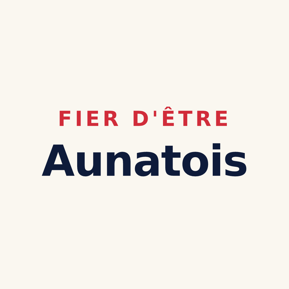 Tasse « Fier d'être Aunatois » — design pour Aunat