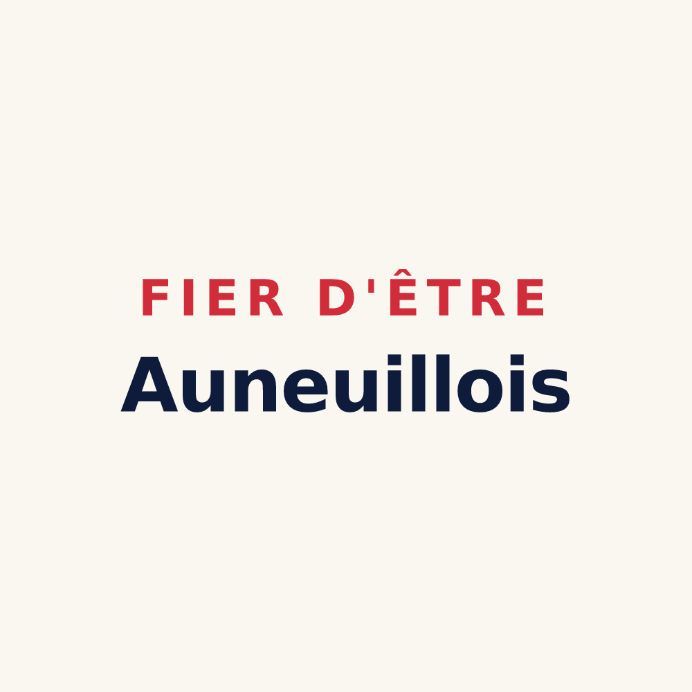 Tasse « Fier d'être Auneuillois » — design pour Auneuil