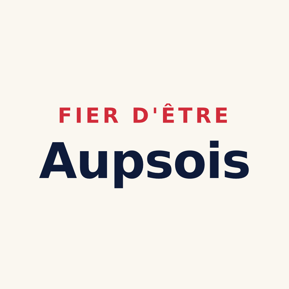 Tasse « Fier d'être Aupsois » — design pour Aups