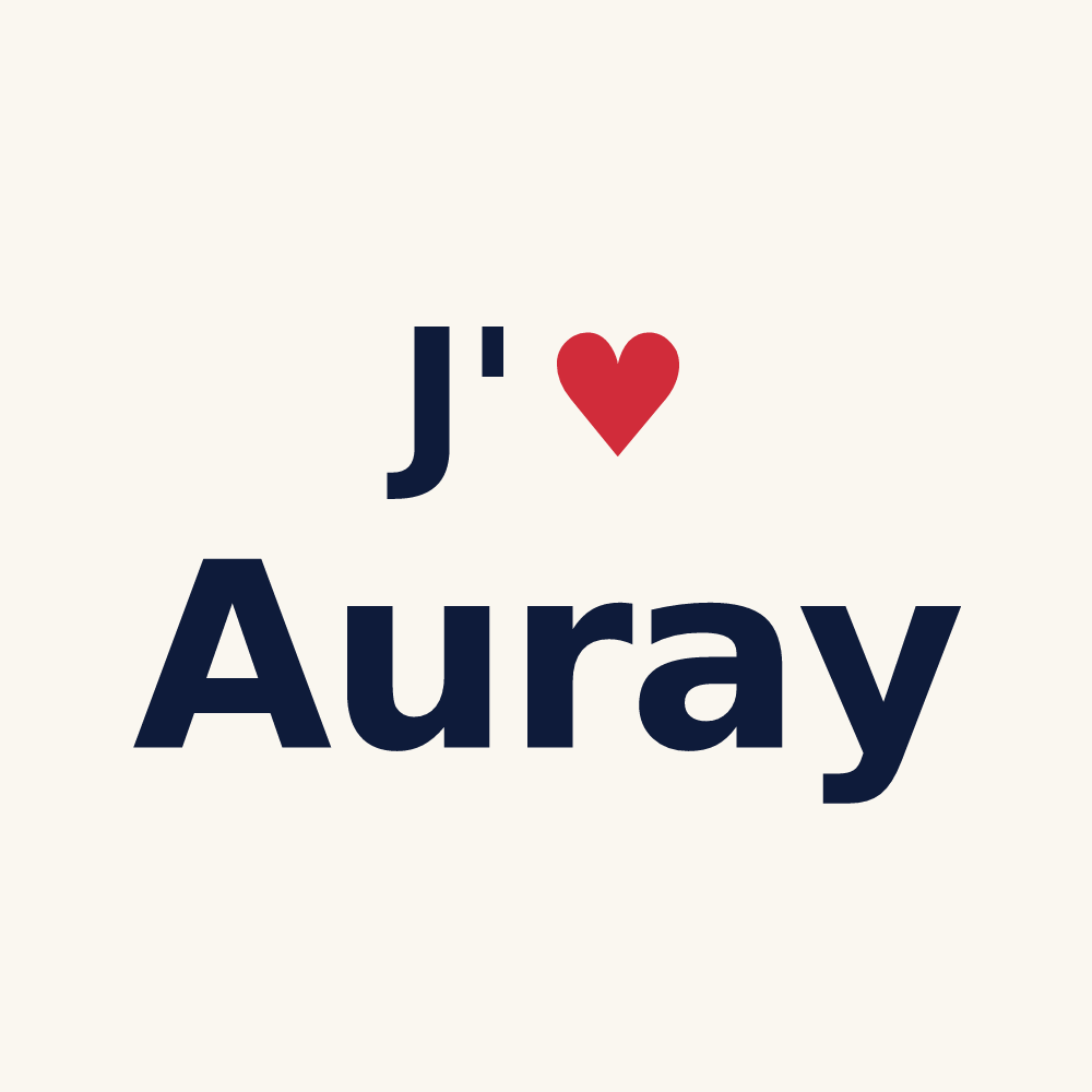 Tasse personnalisée Auray — design J'aime Auray